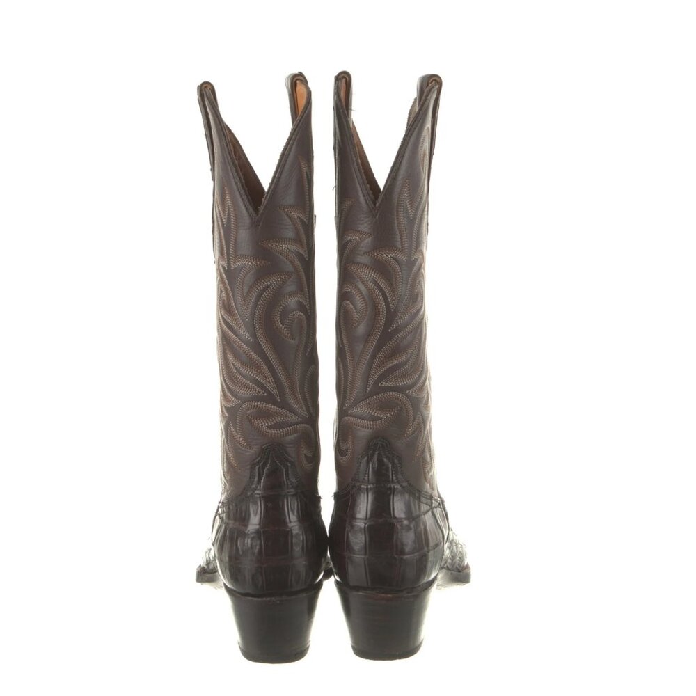 Heritage Boot Co. Opie Western Croc Boots M7/W8 - Picture 4 of 5